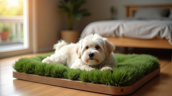 La litière chien gazon et plateau : confort et praticité au quotidien